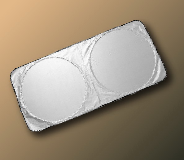 SUN SHIELD WITH ONE SIDE SILVER